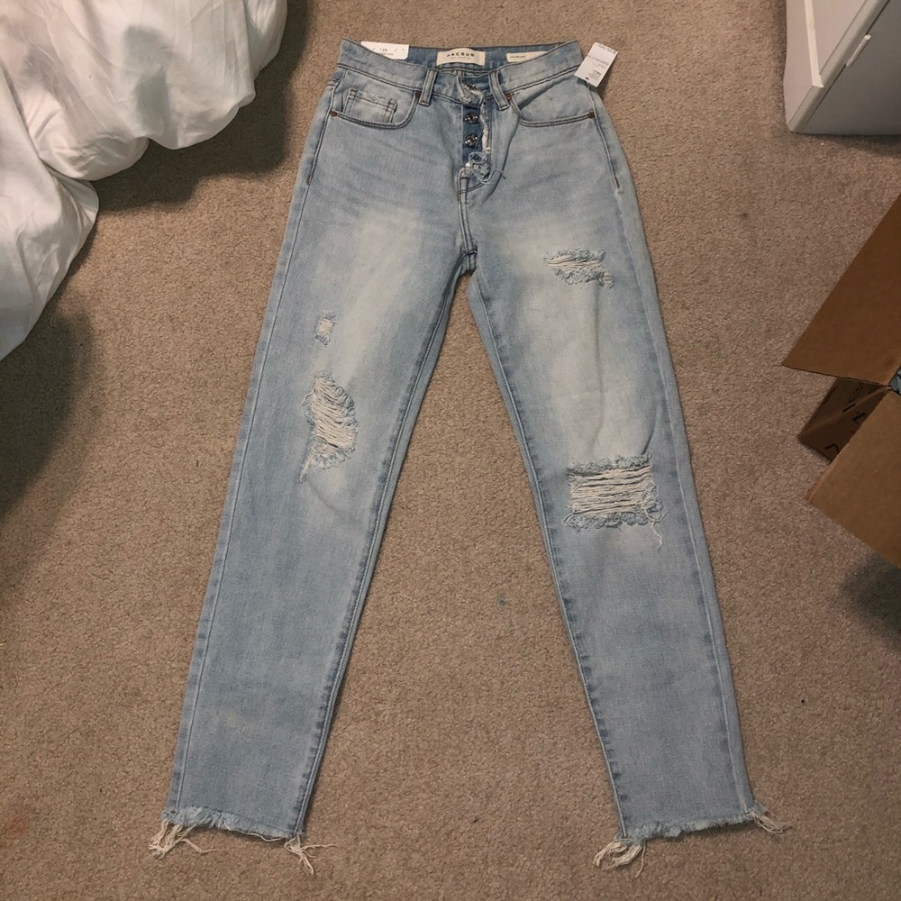 ripped pacsun mom jeans